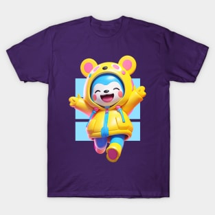 AKBLM - GLOMPY KUMA くま| KAWAII ANIME CONVENTION MASCOT T-Shirt